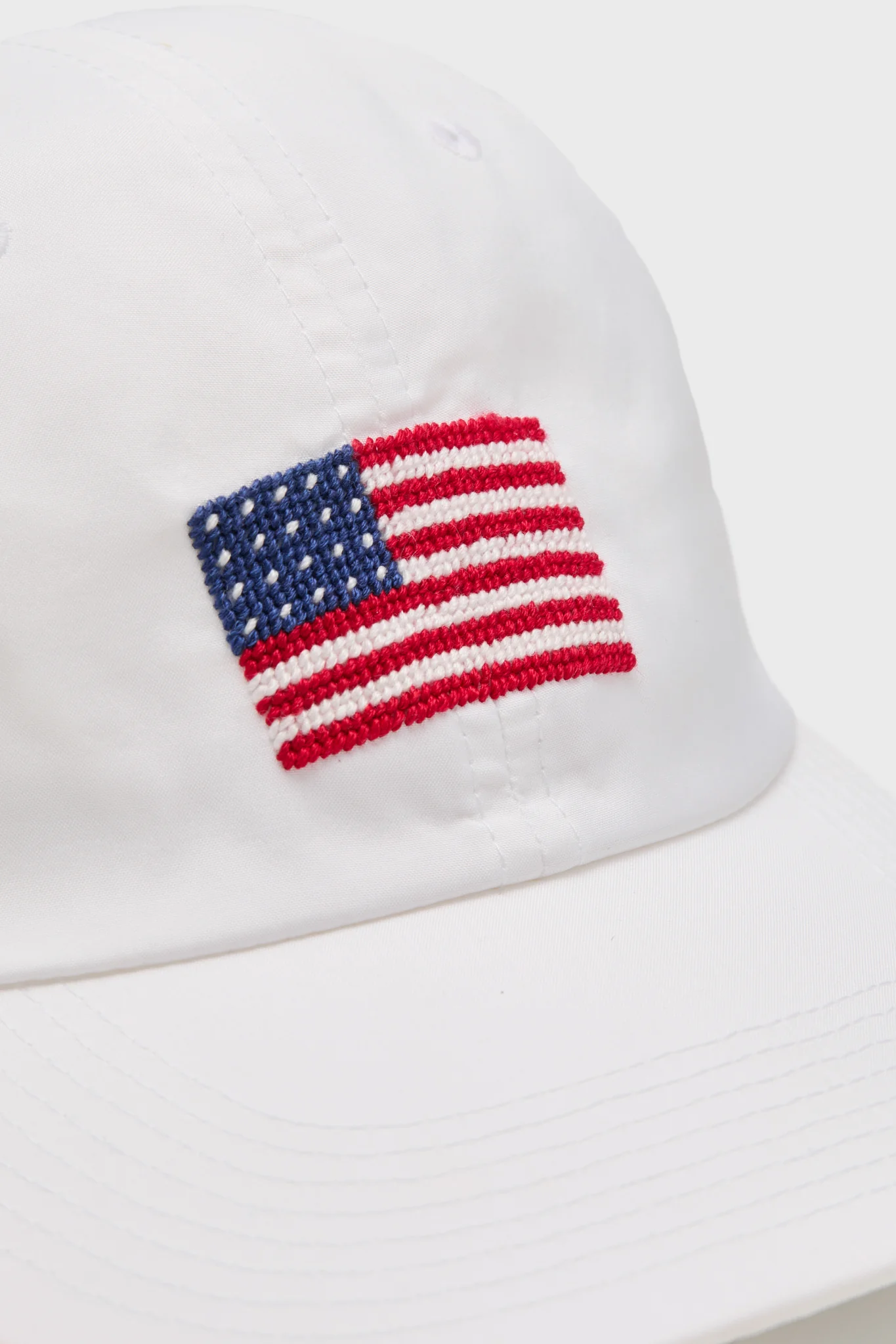 White American Flag Performance Needlepoint Hat - Image 6