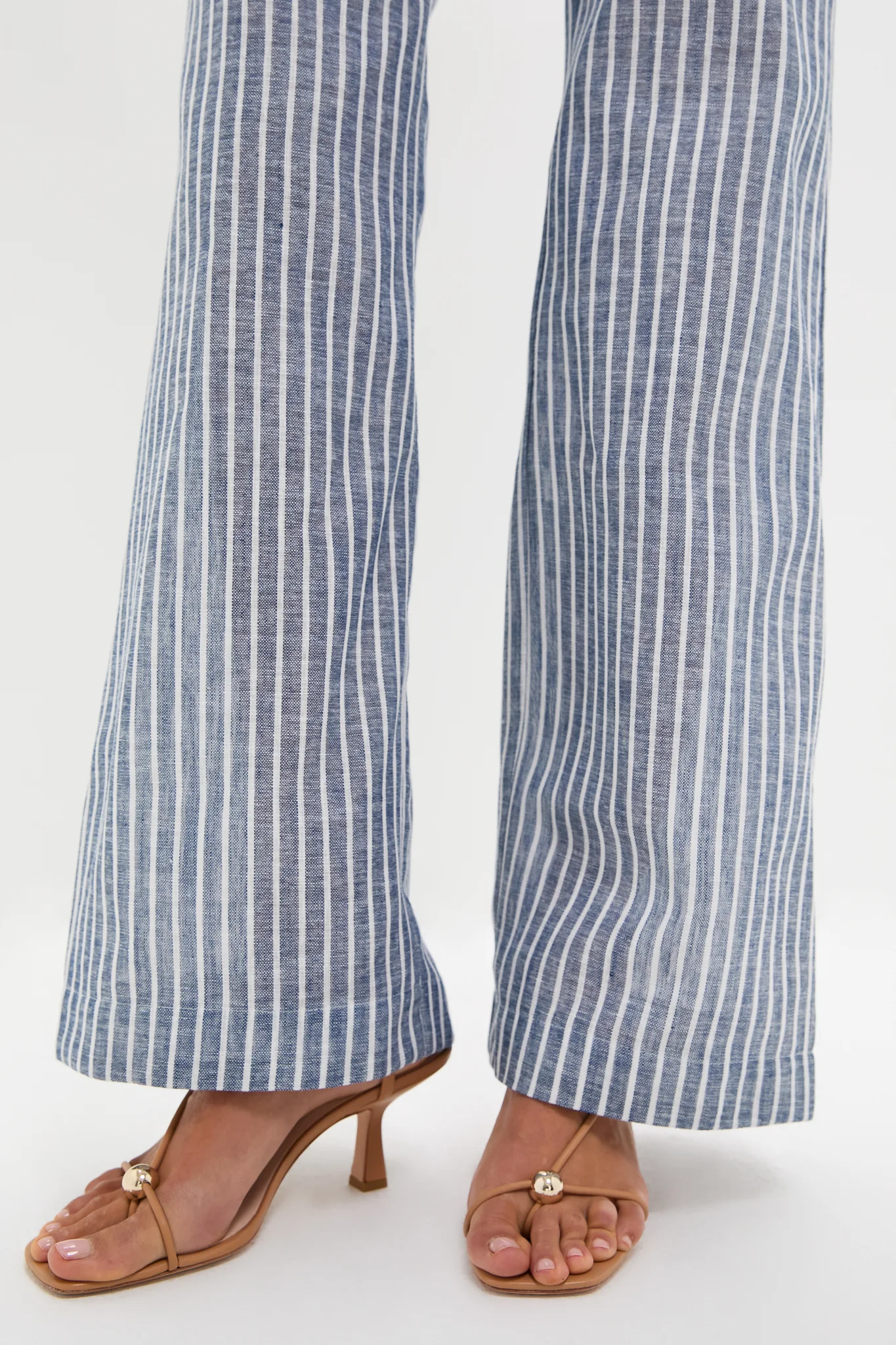 White and Blue Stripes Amor Profundo Pants - Image 5