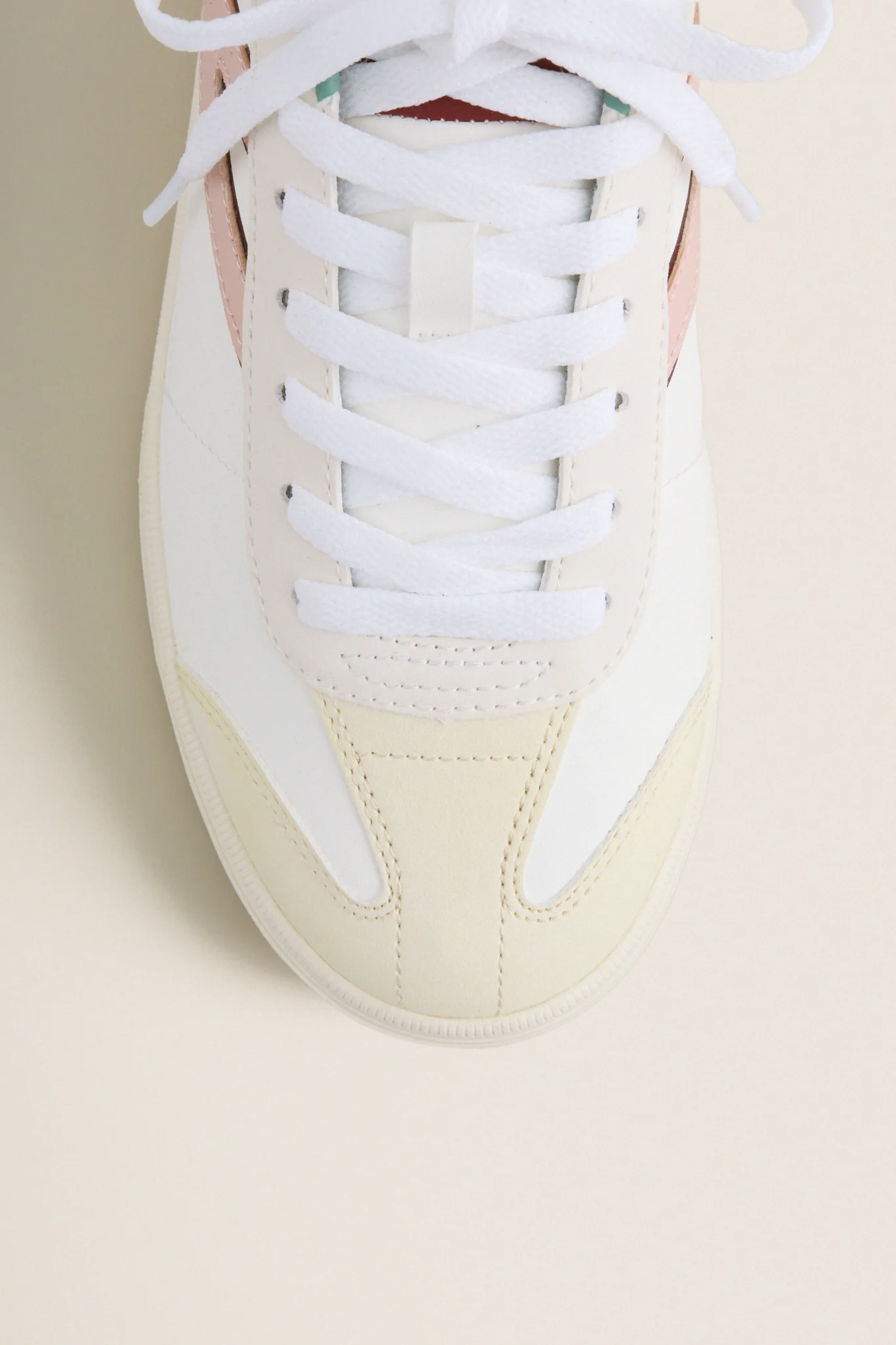 White Burgundy and Pink Skylar Sneakers - Image 6