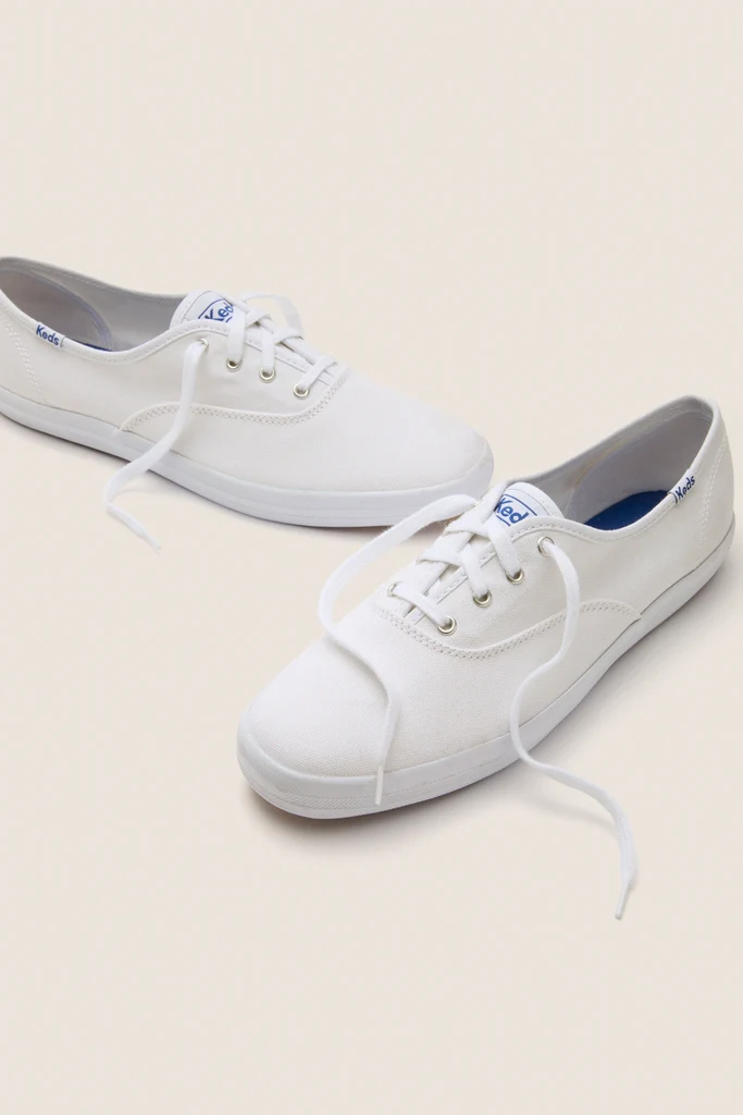 White Champion Canvas Sneakers - Image 5