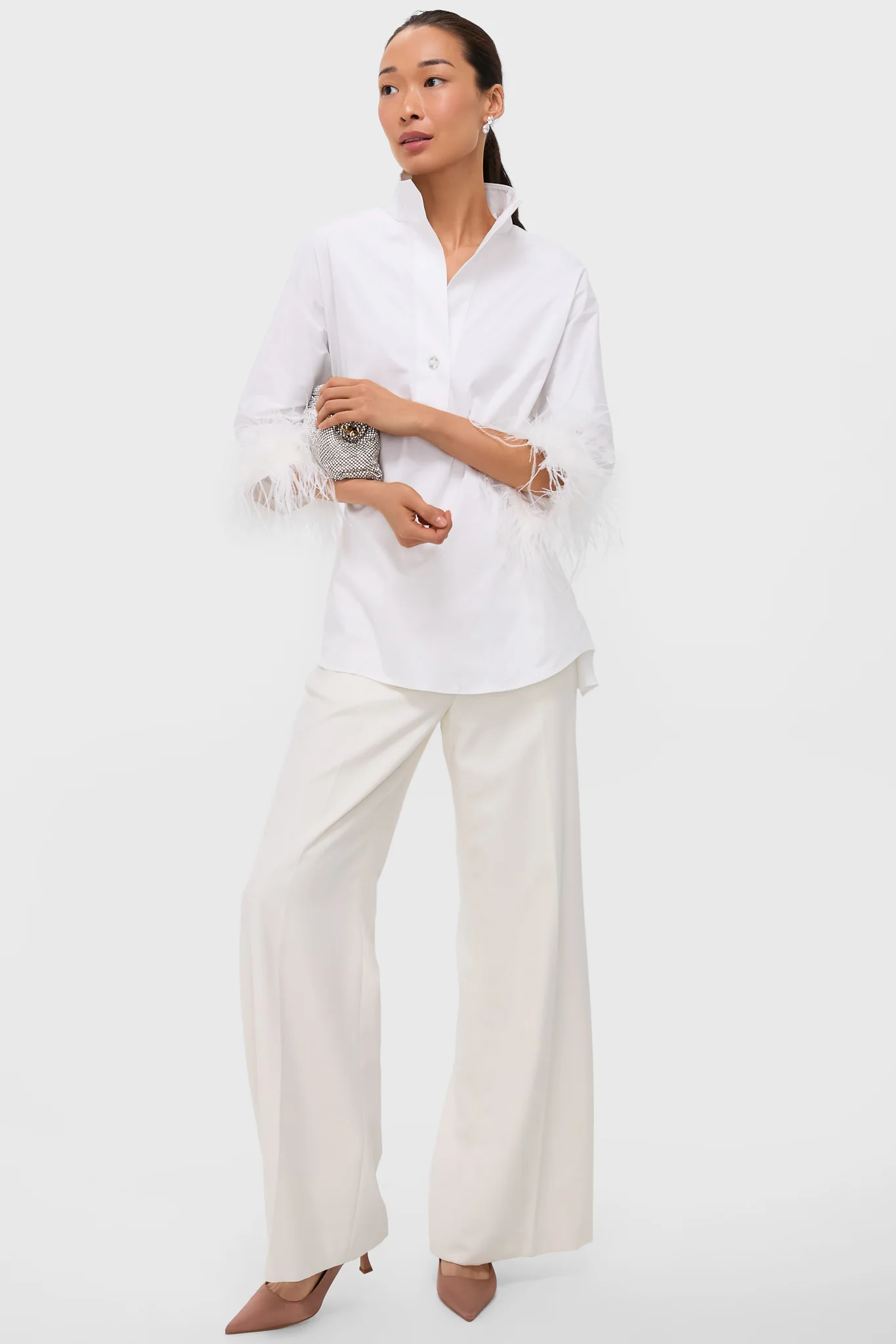 White Feather Willow Blouse - Image 2