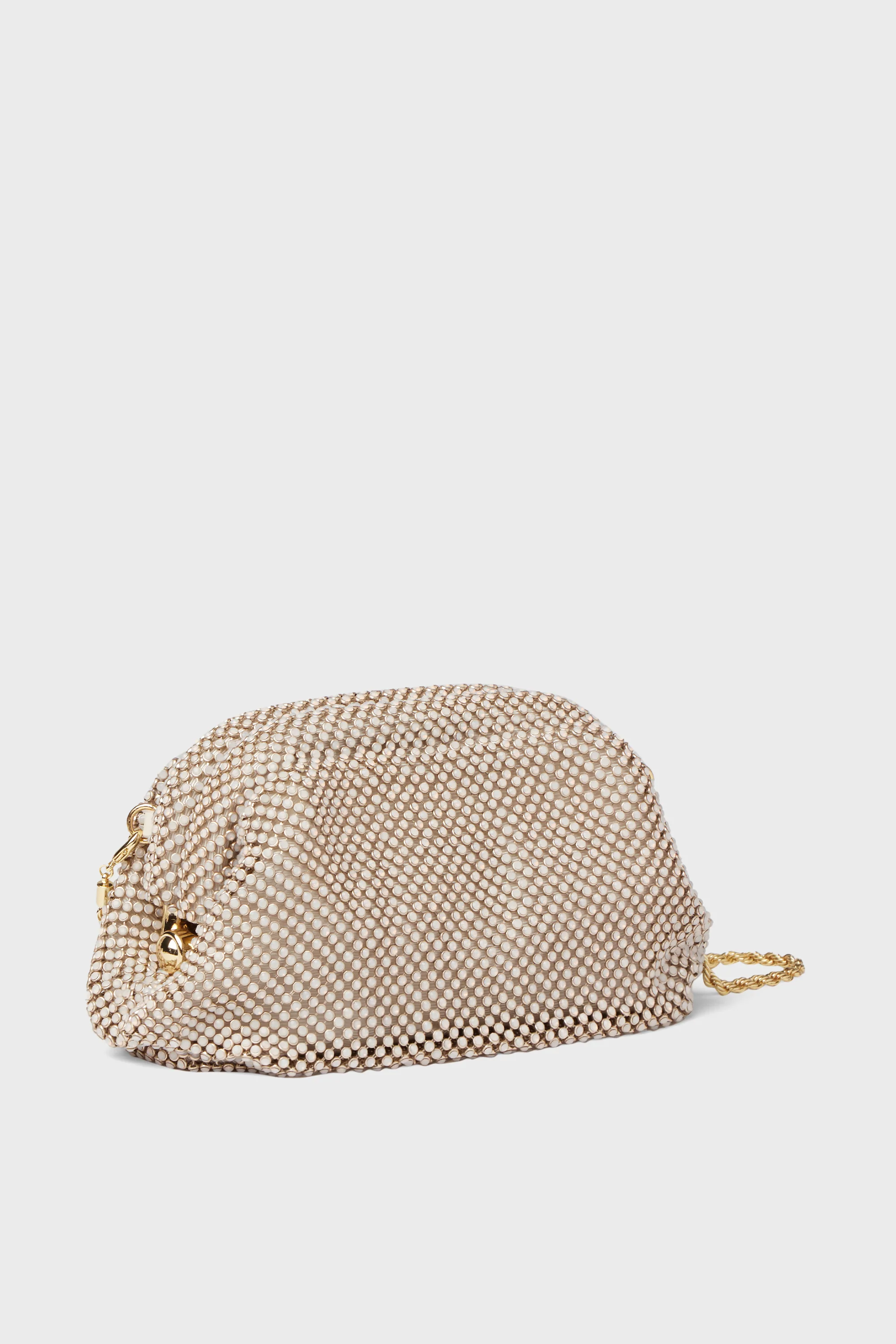 White Opal Diamante Doris Micro Clutch - Image 5