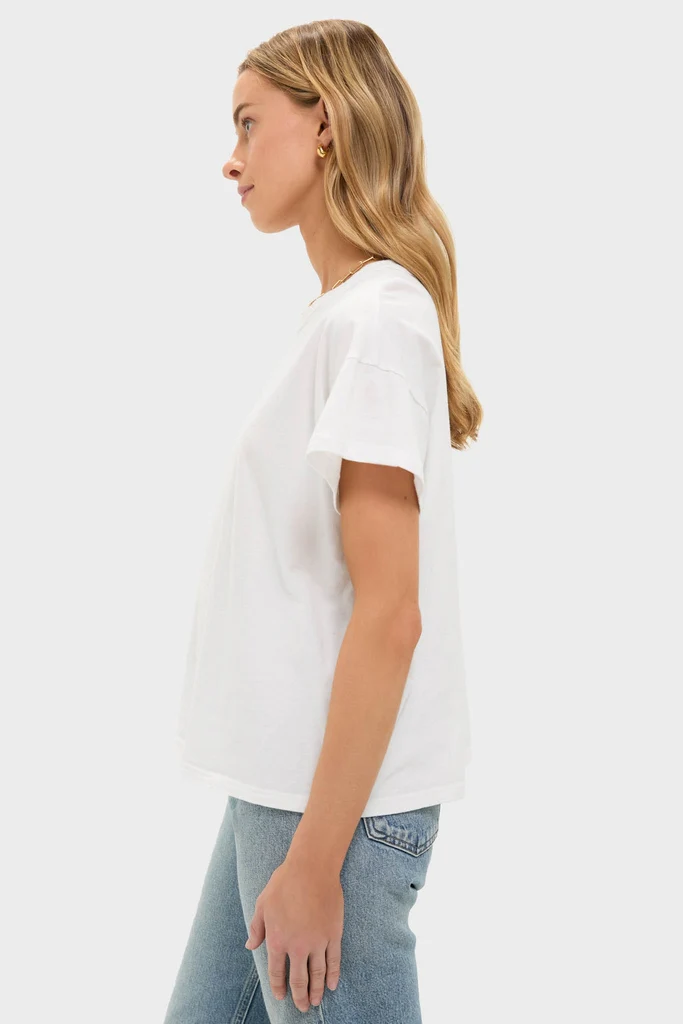 White Presley Boyfriend Tee - Image 3