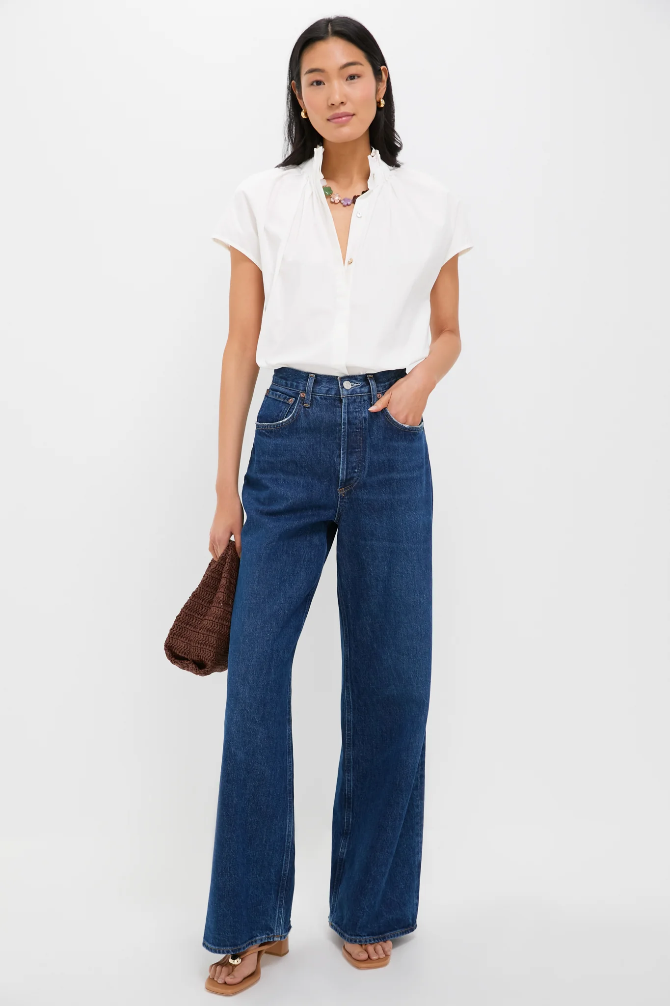 White Rae Blouse - Image 2