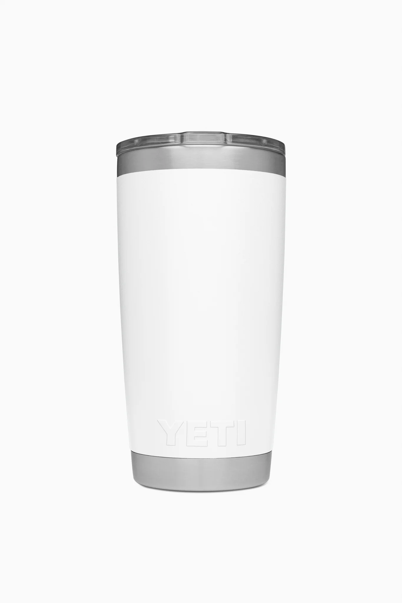 White Rambler 20oz Tumbler w/MS Lid - Image 3