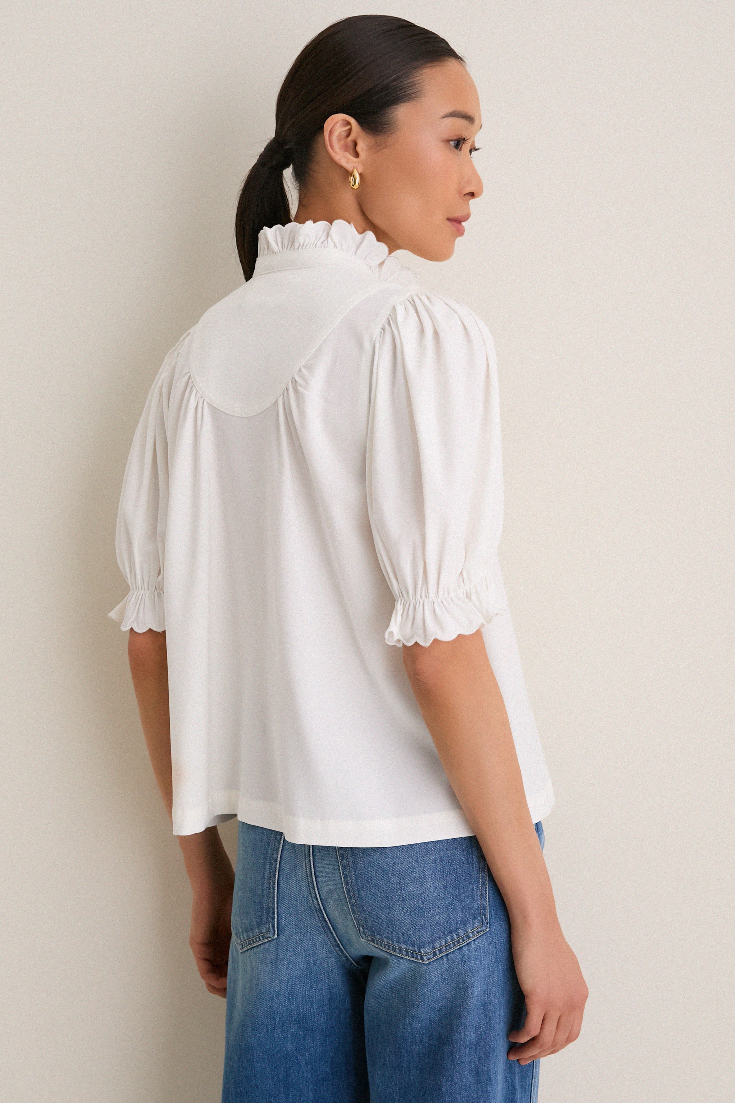 White Selena Blouse - Image 4