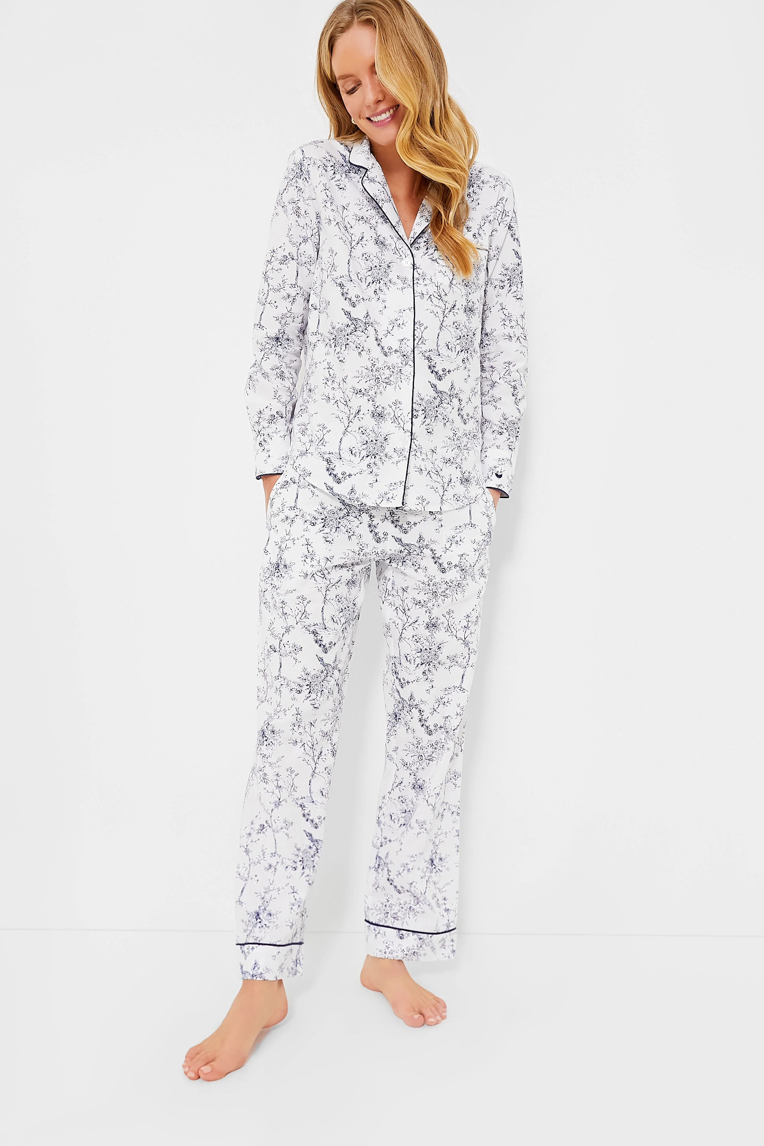 Women's Timeless Toile Pajama Set - Image 2