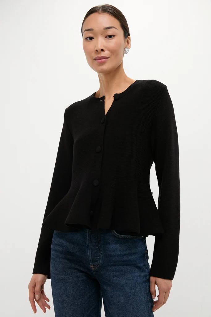 Black Knit Richmond Sweater