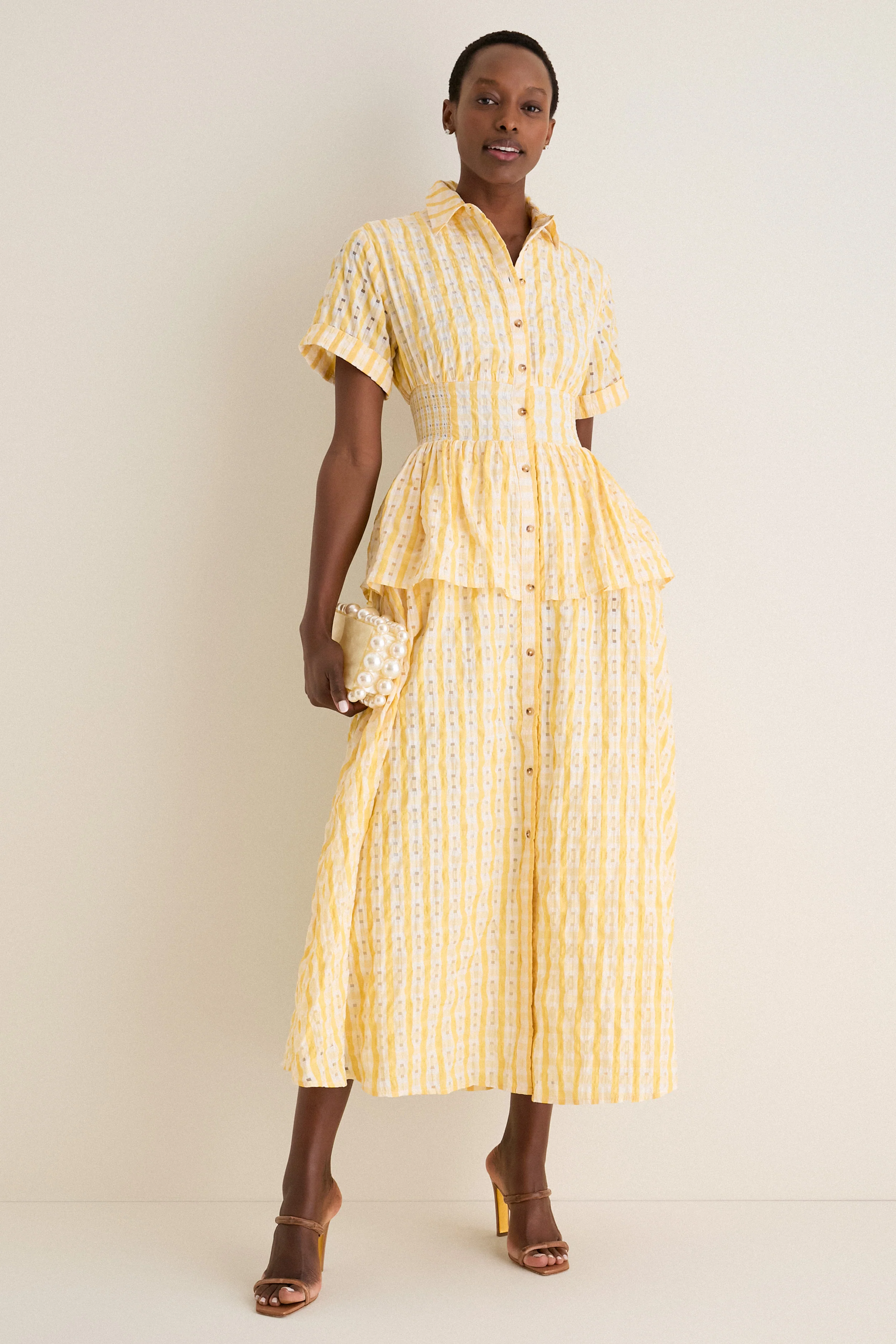 Yellow Boogie Woogie Bugle Boy Dress - Image 2